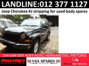 Jeep Cherokee KJ stripping for used body spares for sale