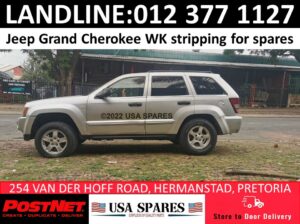 Jeep Grand Cherokee WK stripping for used spares for sale