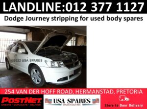 Dodge Journey SXT/RT stripping for used body spares for sale