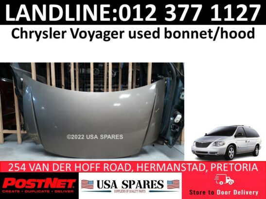 Chrysler Voyager used bonnets/hoods for sale