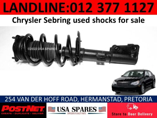 Chrysler Sebring used shocks & other spares for sale