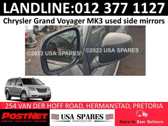 Chrysler Grand Voyager MK3 used door mirrors for sale
