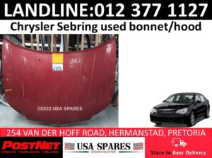 Chrysler Sebring used bonnet/hoods for sale