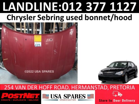 Chrysler Sebring used bonnet/hoods for sale