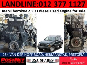 Jeep Cherokee 2.5 KJ used diesel engine for sale