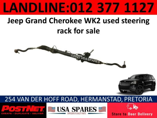 Jeep Grand Cherokee WK2 used steering rack & other spares for sale