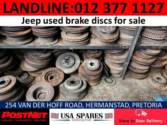 Jeep used brake discs and other parts for sale