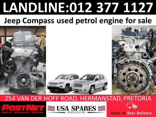 Jeep Compass used petrol engine for sale