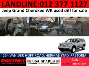 Jeep Grand Cherokee WK used diff & other spares for sale