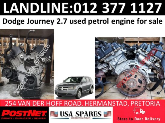 Dodge Journey 2.7 used petrol engine for sale