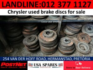 Chrysler used brake discs and other parts for sale