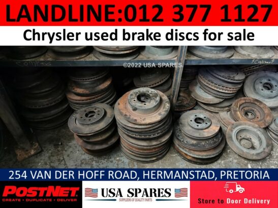 Chrysler used brake discs and other parts for sale