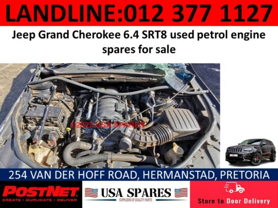 Jeep Grand Cherokee 6.4 SRT8 used engine spares for sale