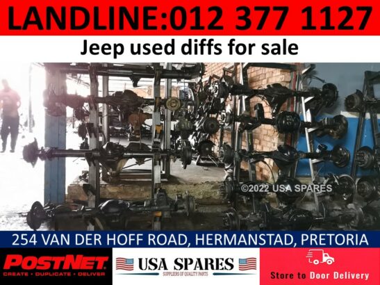 Jeep used diff/axles and other parts for sale