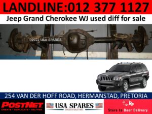 Jeep Grand Cherokee WJ used diff & other spares for sale
