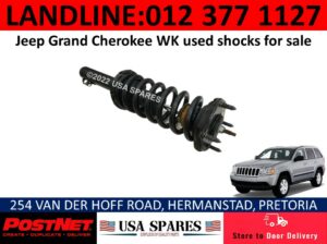 Jeep Grand Cherokee WK used shock absorbers & other spares for sale