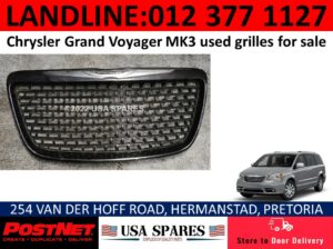 Chrysler Grand Voyager used grille & other spares for sale