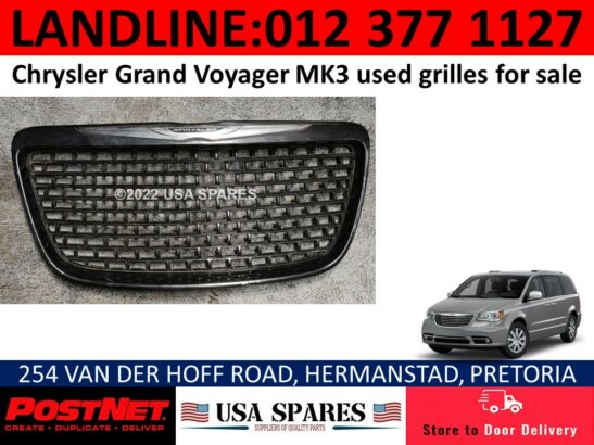 Chrysler Grand Voyager used grille & other spares for sale