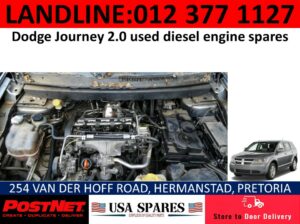 Dodge Journey 2.0 SXT/RT used diesel engine spares for sale