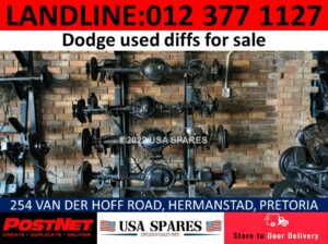 Dodge used diff/axles and other parts for sale