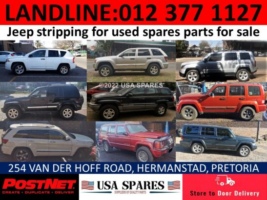 Jeep stripping for used spares parts for sale