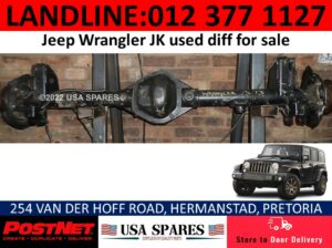 Jeep Wrangler JK used diff & other spares for sale