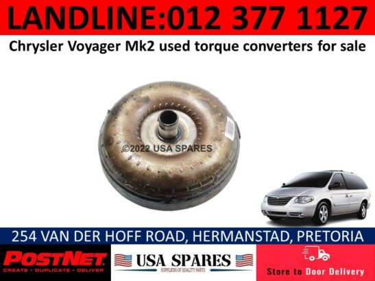 Chrysler Voyager used torque converter & other spares for sale