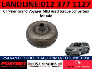 Chrysler Grand Voyager used torque converter & other spares for sale