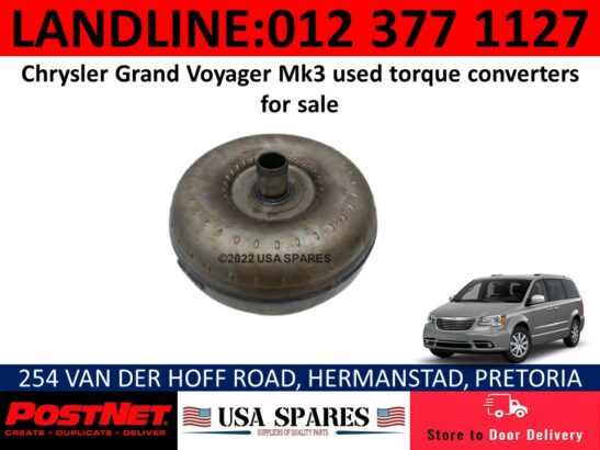 Chrysler Grand Voyager used torque converter & other spares for sale