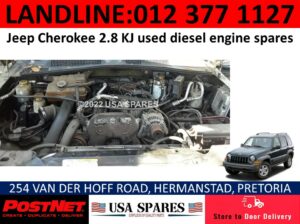 Jeep Cherokee 2.8 KJ used diesel engine spares for sale
