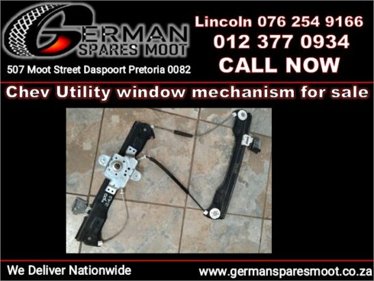 Chev Utility used window mechanism and spares for sale
