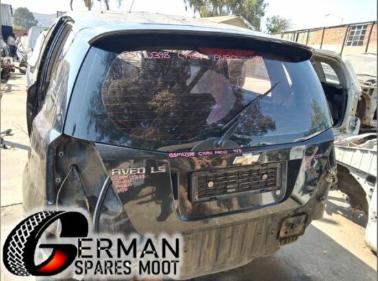 Chev Aveo used tailgate taildoor and spares for sales