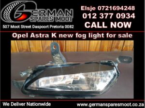 Opel Astra K new fog light and spares for sale