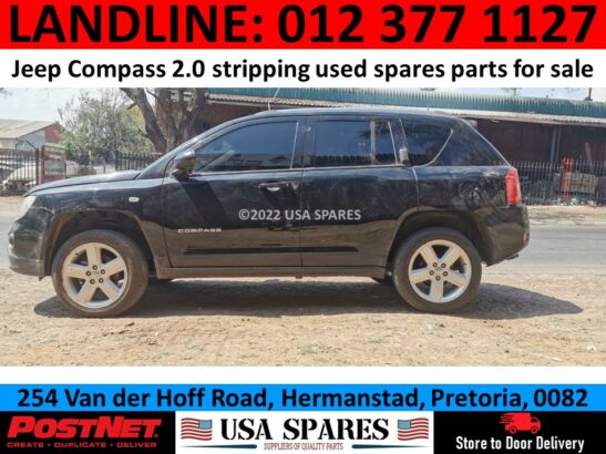2013 Jeep Compass 2.0 stripping for used spares
