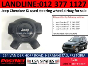Jeep Cherokee Liberty KJ used steering wheel airbag for sale