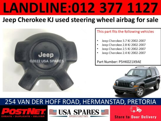 Jeep Cherokee Liberty KJ used steering wheel airbag for sale