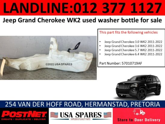 Jeep Grand Cherokee WK2 used windscreen washer bottle for sale