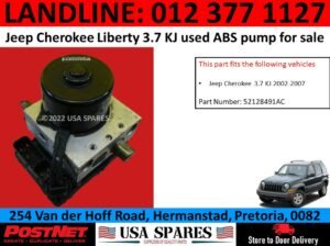 Jeep Cherokee Liberty 3.7 KJ used ABS pump for sale