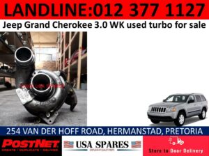 Jeep Grand Cherokee 3.0 WK V6 used turbo for sale