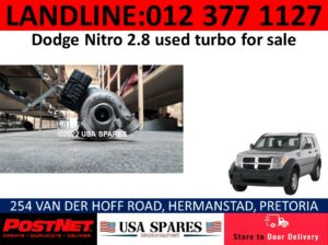Dodge Nitro 2.8 SXT/RT used turbo for sale