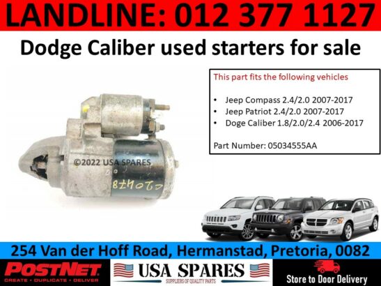 Dodge Caliber 1.8 used starter motor for sale
