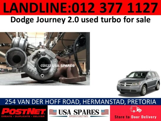 Dodge Journey 2.0 SXT/RT used turbo for sale
