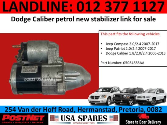 Dodge Caliber petrol used starter for sale