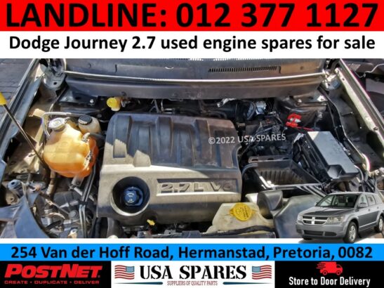 Dodge Journey 2.7 V6 used engine spares for sale