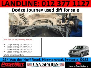 Dodge Journey used diff for sale