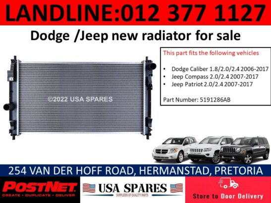 Dodge Caliber new radiator for sale