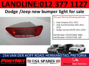 Dodge Journey SXT/RT new bumper lights for sale