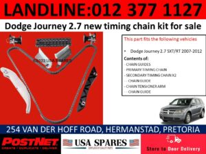 Dodge Journey SXT used timing chain kit for sale