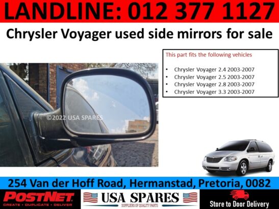 Chrysler Voyager used side mirrors for sale