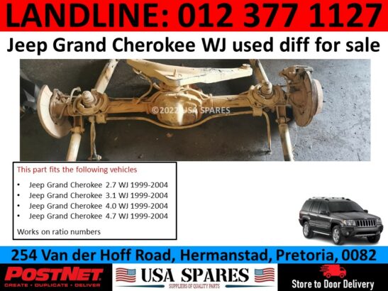 Jeep Grand Cherokee WJ used diff for sale